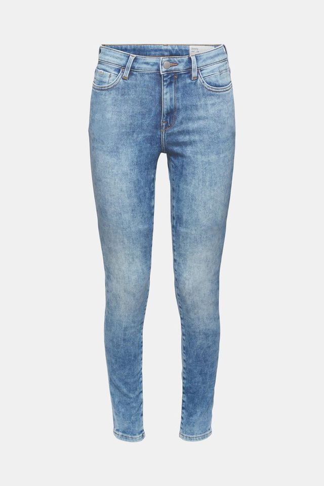 ESPRIT Jeans mit Superstretch SKINNY medium rise BLUE LIGHT 27/30 in Böhmenkirch