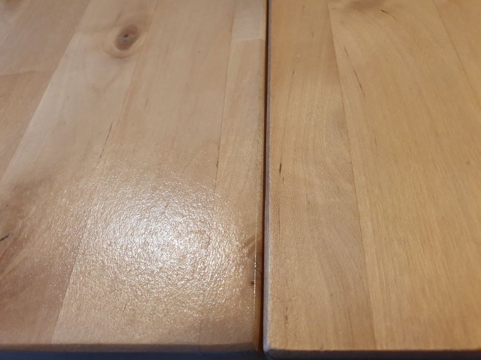 2von2 Tisch Holz Ahorn, lasiert,massiv,Ikea NORDEN,135x74 in Braunschweig