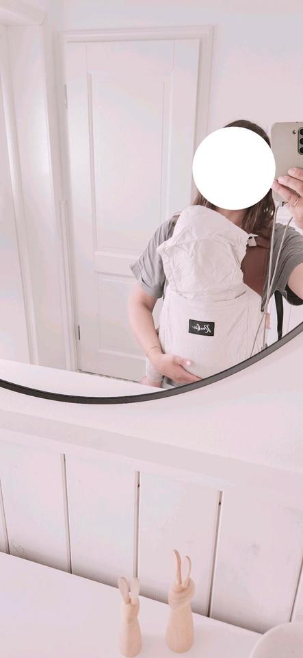 Rookie Revolution Babytrage auch für Newborn Leder Beige in Issum