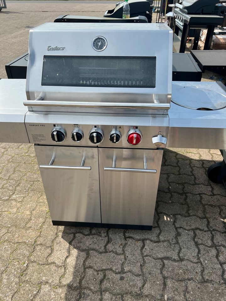 Gasgrill Enders Kasas Pro 3 Sik Turbo Edelstahl neu mit Mangel in Hemslingen