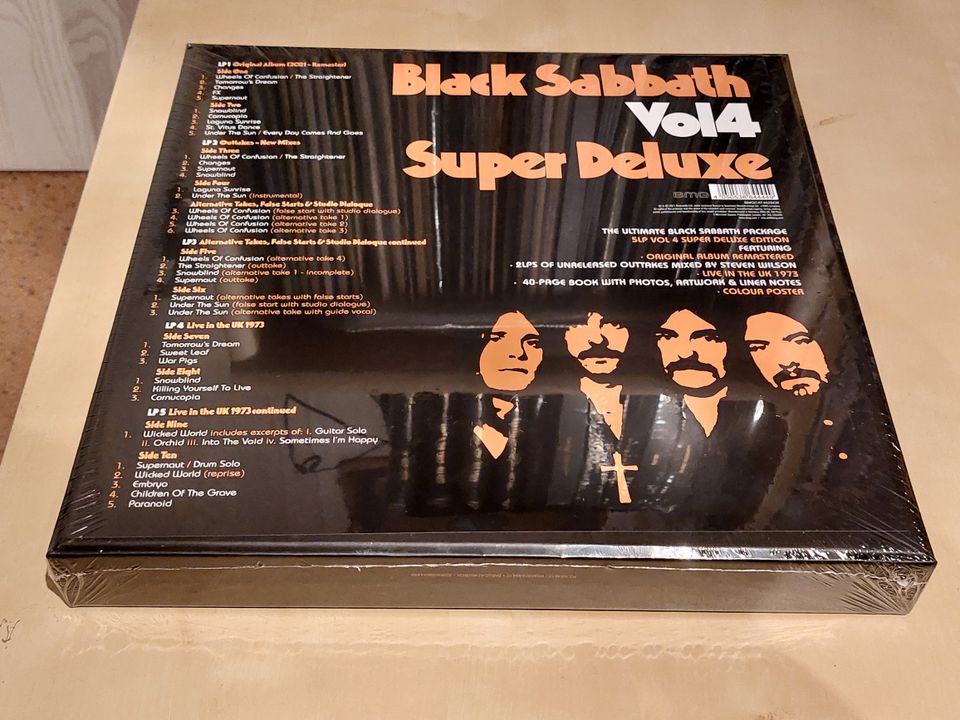 Black Sabbath ‎– Black Sabbath Vol. 4 Super Deluxe 5 LP Vinyl Box in Duisburg