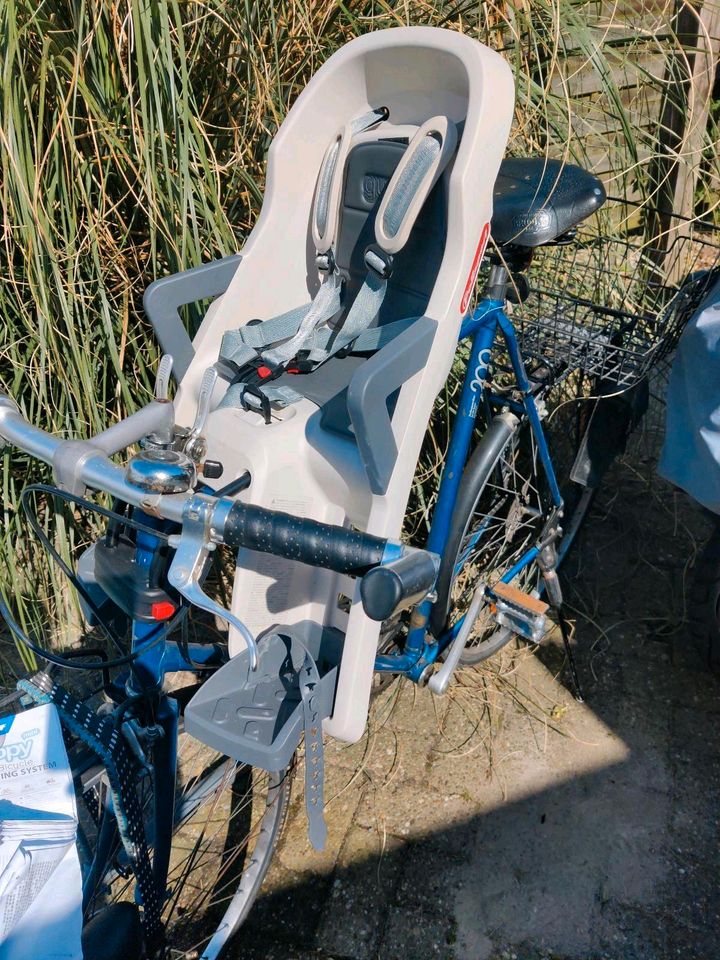 Fahrradsitz Vordersitz Kinderfahrradsitz  vorne Guppy Polisport in Moormerland