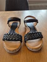 Sandalen schwarz Gr. 38 Mädchen Niedersachsen - Geeste Vorschau