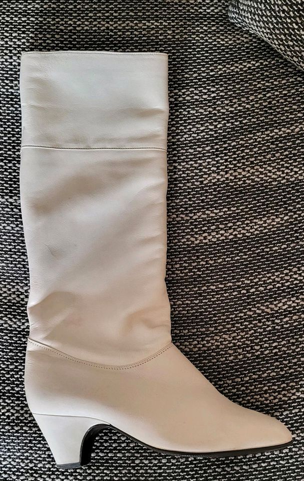 Semler Lederstiefel, Gr.38,5 *creme* in Ruhpolding