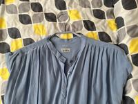 Orig. CLOSED Kleid Bluse Strand M L blau Seide edel Hessen - Bad Vilbel Vorschau