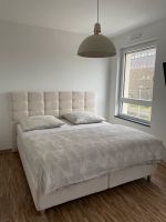 Uni Polster Boxspringbett creme beige Bettgestell Samt Nordrhein-Westfalen - Neuss Vorschau