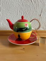 Kleine Teekanne mit Tasse und Untersetzer Baden-Württemberg - Mosbach Vorschau