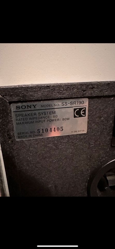 Sony Lautsprecher 5x heimkino in Bielefeld