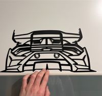 Lamborghini STO Wanddeko Metall Heck Nordrhein-Westfalen - Warendorf Vorschau