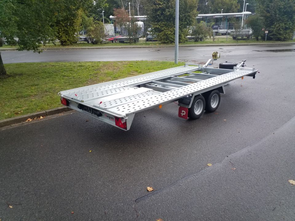 Autotrailer Trailer Autoanhänger mieten leihen PKW Anhänger 2t NL in Hennigsdorf