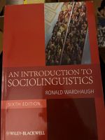 An Introduction to Sociolinguistics - Ronald Wardhaugh Köln - Ehrenfeld Vorschau