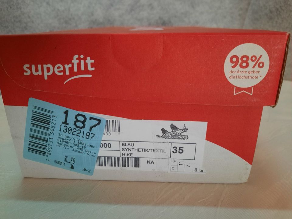 Sandalen Superfit Hike, Größe 35 in Wartenberg