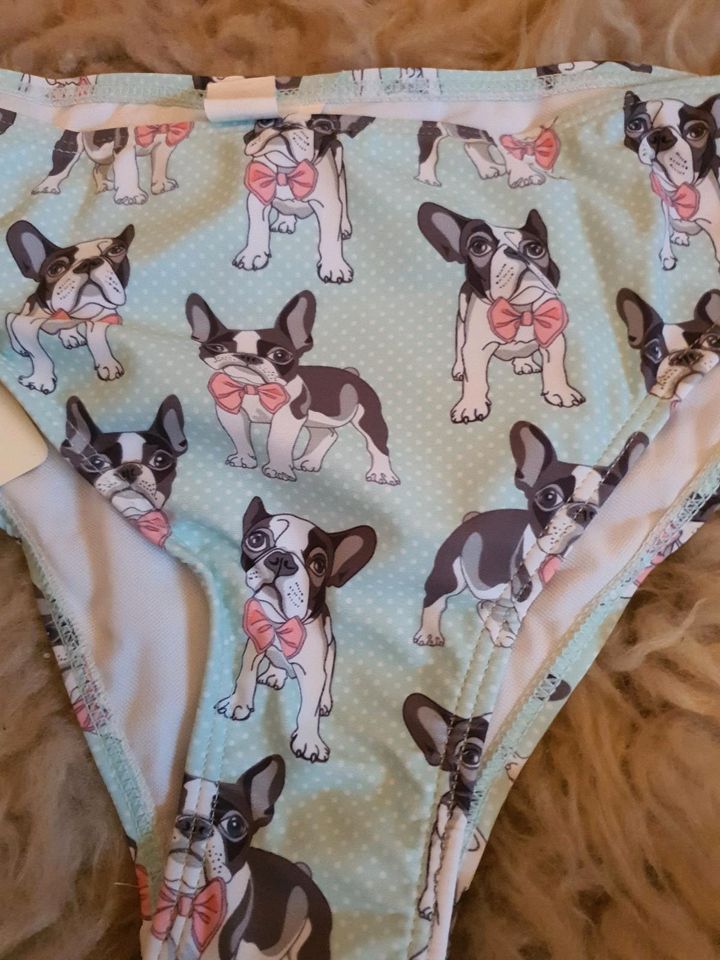 Badehose Bikini hose französische bulldogge frenchie in Wirges  