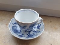 Meissen Mokka-Tasse mit Unterteller blau Baden-Württemberg - Leinfelden-Echterdingen Vorschau