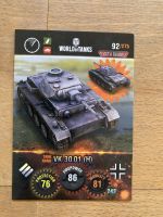 Panini World of Tanks Karte, Earth Rumble VK 30.01 (H) Bayern - Bessenbach Vorschau