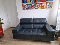 Ledersofa schwarz Altona - Hamburg Altona-Nord Vorschau