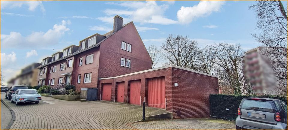 Schöne modernisierte 2-Zimmer-Souterrain-Wohnung mit großer Terrasse und Gartenzugang in Essen