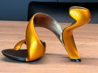 Orig. Julian Hakes Mojito High Heels, Gold, ungetragen, Gr. 39 Nordrhein-Westfalen - Langenberg Vorschau