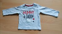 Langarmshirt "Mummy + Daddy = Me" Größe 62 Rheinland-Pfalz - Oberbillig Vorschau