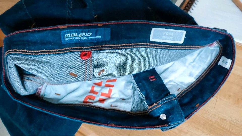 BLEND Regular-fit-Jeans • Gr. 32/32 • dunkelblau in Trebur
