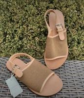 Esprit Leder Sandale Gr.37 Sandalette Schuhe Schlappen Boho Neu Nordrhein-Westfalen - Emmerich am Rhein Vorschau