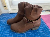 Braune Stiefel innenfutter  mit Wolle Hessen - Heusenstamm Vorschau