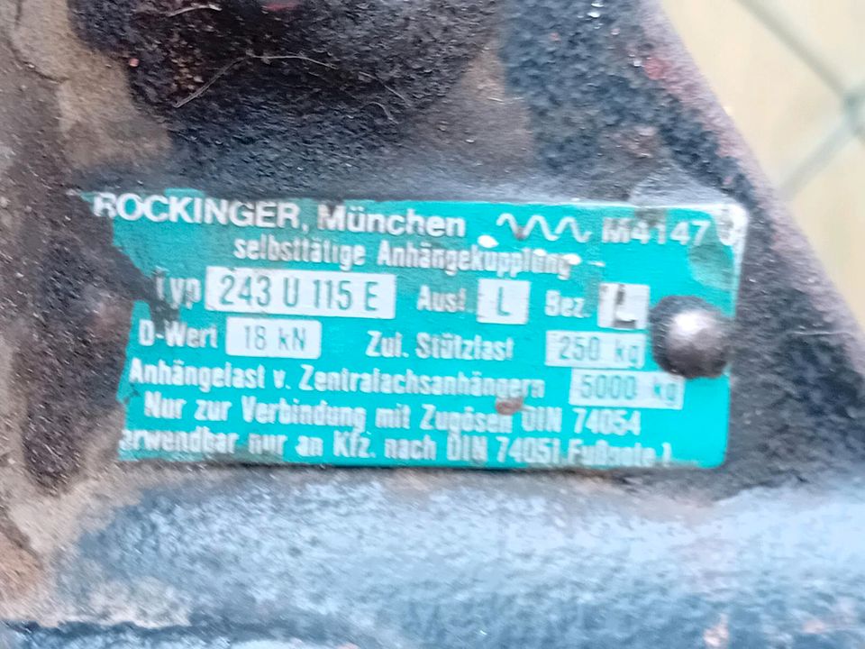 Rockinger Maul Anhängekupplung gebraucht in Kiel