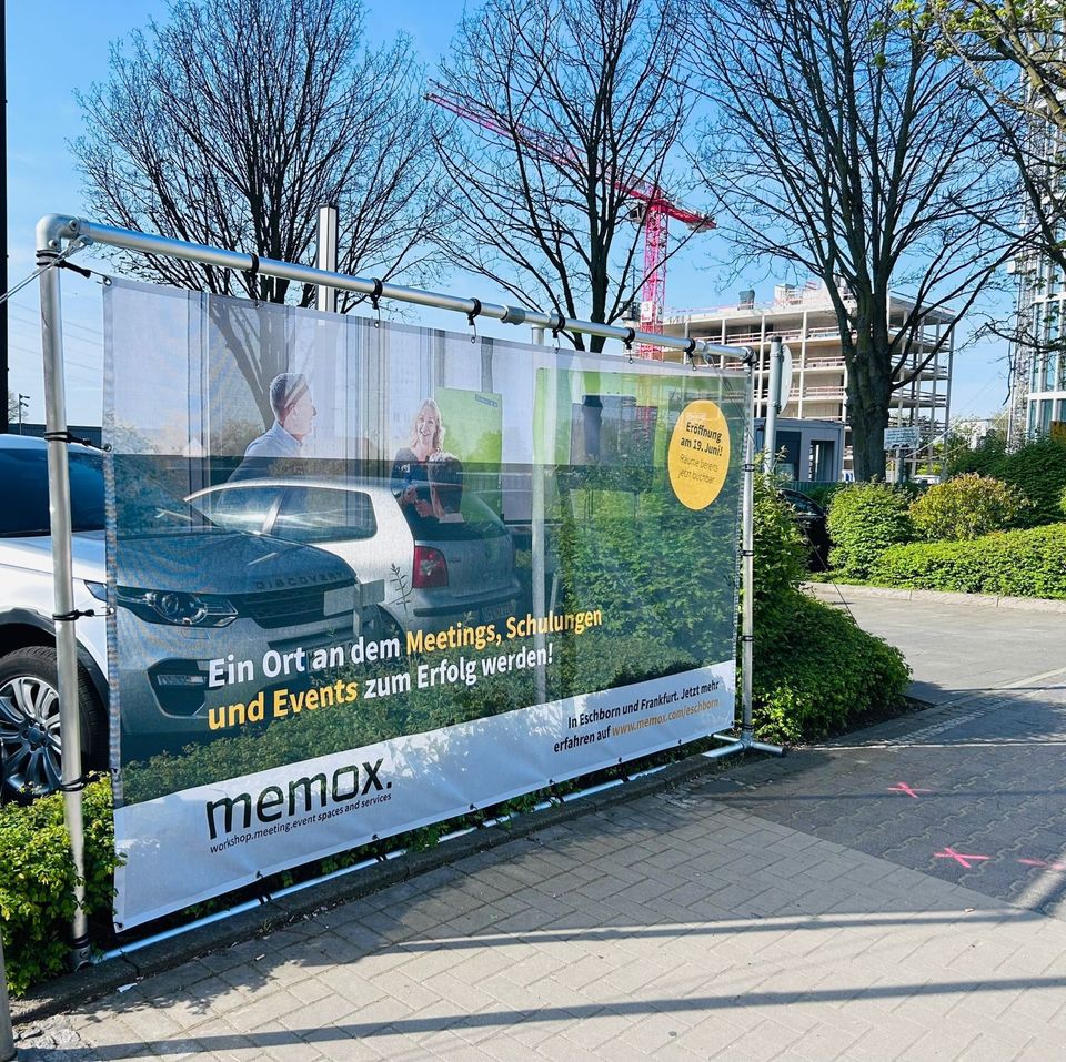 Bannerrahmen / Rahmen für Werbebanner in Aßlar