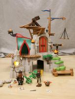 Playmobil Dragons Burg Berk 9243 Nordrhein-Westfalen - Rheda-Wiedenbrück Vorschau