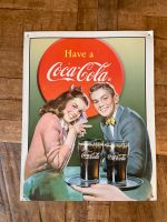 Coca Cola Werbeschild (Couple) Metall 40x32 cm Brandenburg - Altlandsberg Vorschau