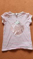 Pink gestreiftes T-shirt mit Erdbeere aus wendbaren Pailletten Nordrhein-Westfalen - Recklinghausen Vorschau