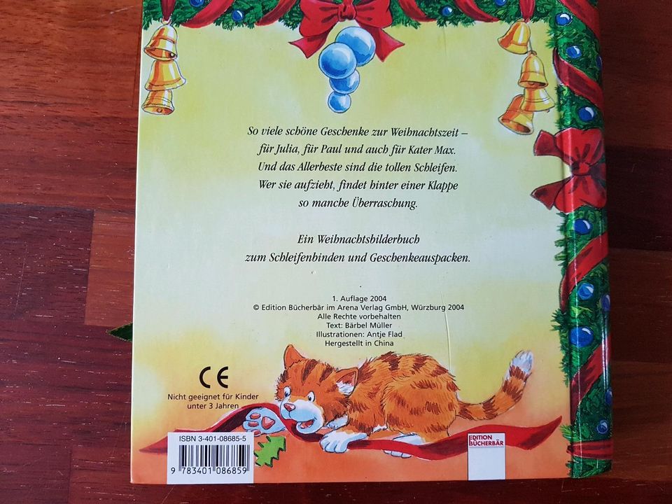 Buch zum Weihnachten* Weihnachtsüberraschung,mit echten Schleifen in Troisdorf