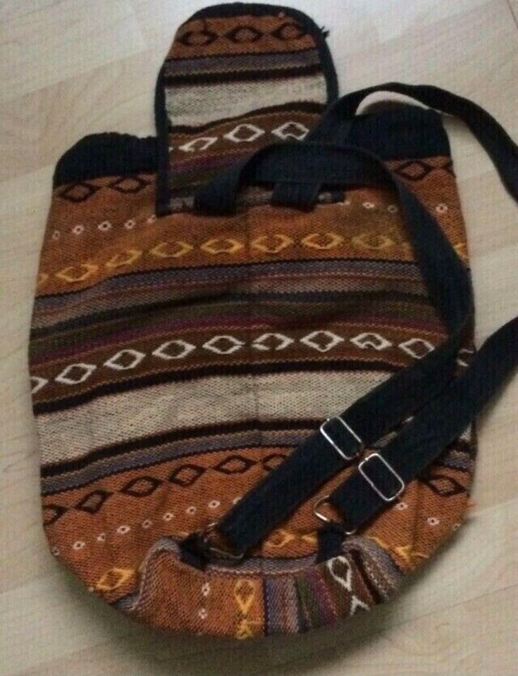 Rucksack Vintage Hippie Wolle in Elxleben an der Gera