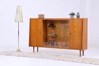 Vintage Highboard 60er Jahre | Mid Century Glas Vitrine Sideboard Wohnzimmerschrank Schrank Retro 70er Berlin - Tempelhof Vorschau