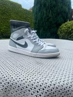 Nike Air Jordan 1Mid - light smoke grey white anthracite Wuppertal - Heckinghausen Vorschau