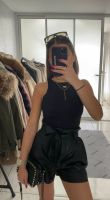 Ledershorts Leder Shorts sexy high Waist Blogger  kurze Hose Baden-Württemberg - Mannheim Vorschau