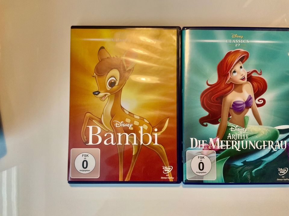 Walt Disney Classics DVD Schneewittchen, Bambi, Arielle im Neuzus in Eilsleben