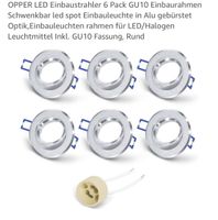 LED Einbaustrahler 6 Pack GU10 Einbaurahmen Schleswig-Holstein - Handewitt Vorschau