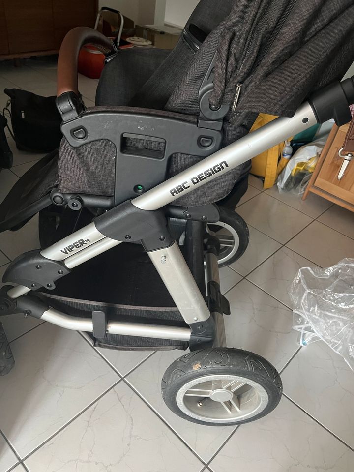 Kinderwagen abc Viper4 in Murg