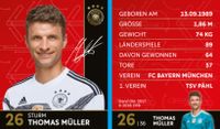 DFB Rewe Sammelkarte Fußball WM 2018 Nr. 26 Thomas Müller Baden-Württemberg - Eppelheim Vorschau