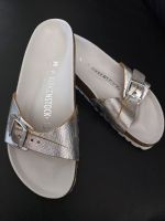 Birkenstock Madrid Exquisit Leder silber weiß Gr. 38 Hessen - Kassel Vorschau