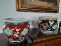 Japan China Keramiktöpfe, Satsuma Stil Handbemalt Nordrhein-Westfalen - Mönchengladbach Vorschau