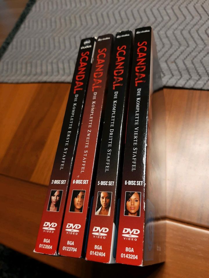 DVD Scandal Staffel 1 + 2 + 3 und 4 in Rosengarten