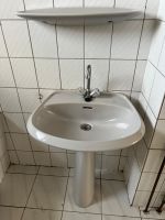 Waschbecken 60cm mit Spiegel Ablage und Armatur Nordrhein-Westfalen - Alsdorf Vorschau