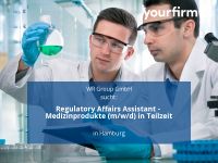 Regulatory Affairs Assistant - Medizinprodukte (m/w/d) in Teilzei Hamburg-Mitte - Hamburg St. Georg Vorschau