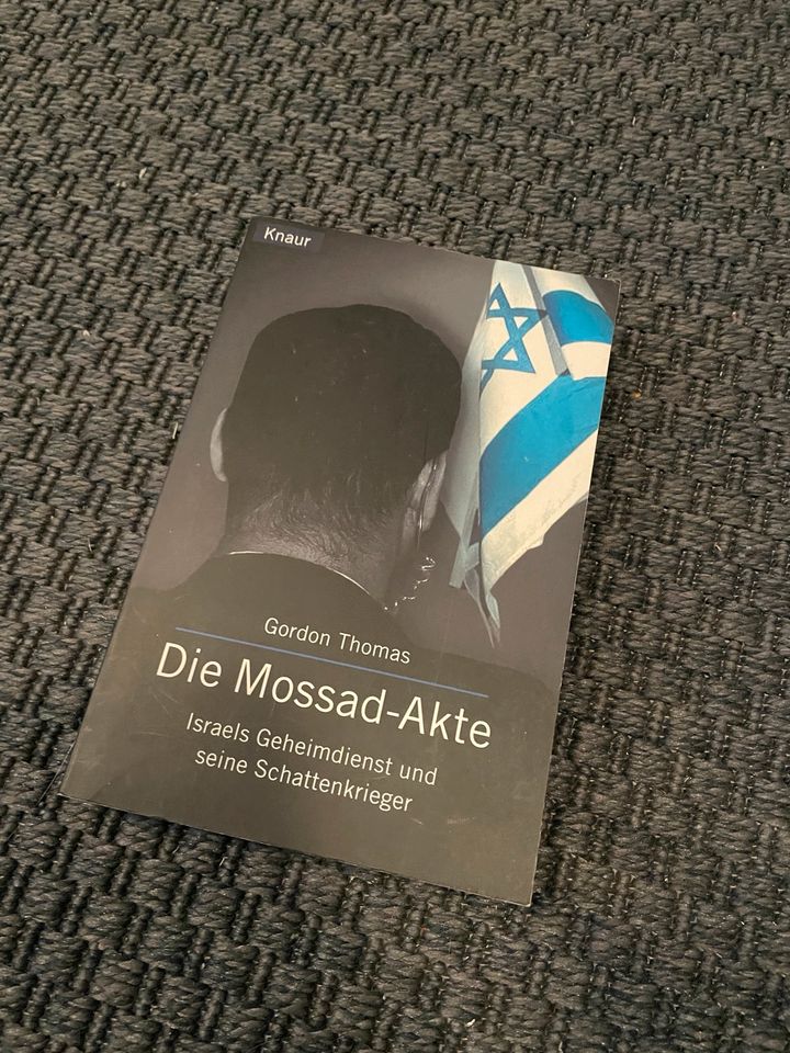 Die Mossad Akte v. Gordon Thomas Buch Israel in Schwarzenbruck