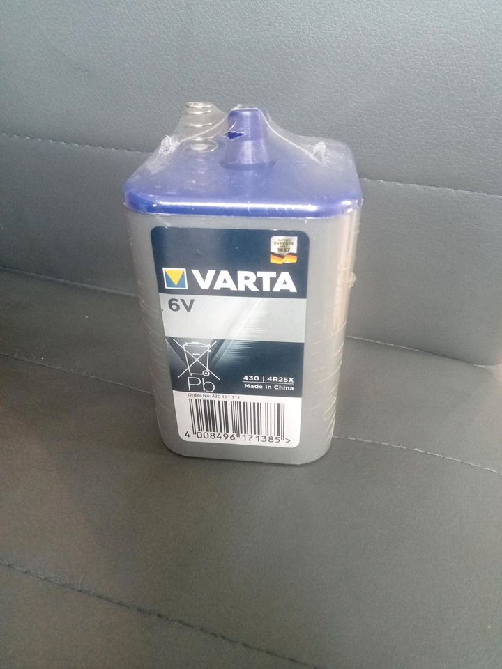 VARTA 4R25X (430) BATTERIE, 1 STK. FOLIE. Neu in Essen