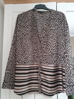 Comma Damen Bluse 44 XXL schwarz creme beige Streifen Rheinland-Pfalz - Trier Vorschau