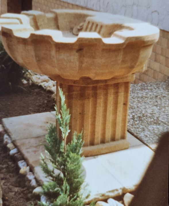 Sandstein Brunnen 2-teilig Naturstein in Bamberg