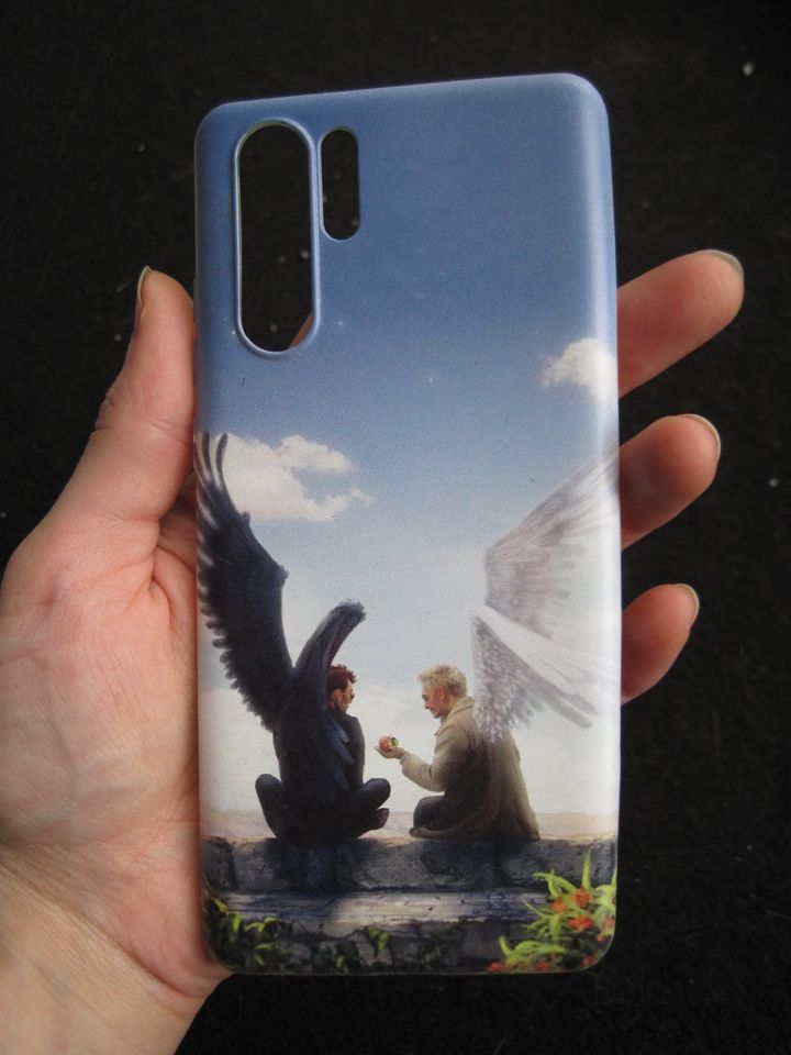 Silikonhülle für HUAWEI P30 Pro New Edition, Good Omens in Bücken